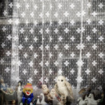 Plastic Flowers – White Walls Painted Black